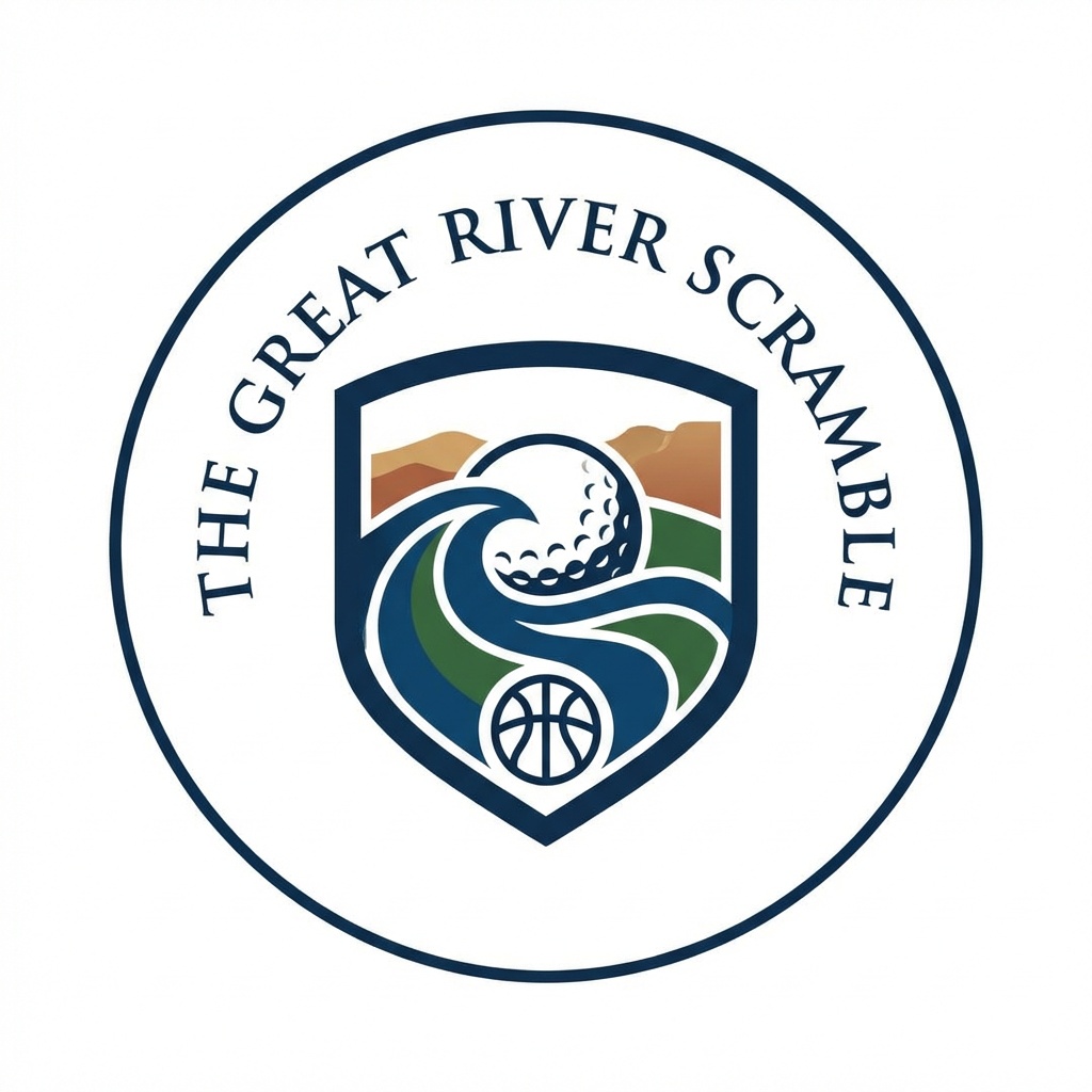 The Great River Scramble Logo